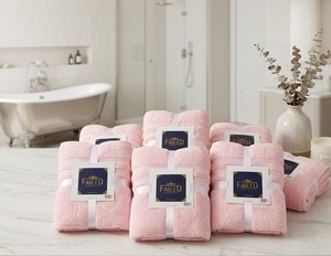 Modern Style Bathroom <b>Towels</b> Premium Cotton Soft Absorbent <b>Towels</b> Stylish Cotton <b>Bath</b> <b>Towel</b> <b>Set</b> Trendy Bathroom Decor <b>Towels</b> - Product Image 2