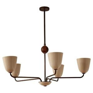 Mid Century Modern Chrome <b>Globe</b> Chandelier Tinted Amber Glass Petal Panel Opal Glass Shade Pendant Christmas <b>Light</b> - Product Image 2