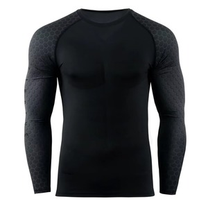 2025 Latest Style Custom Made Men's Rash Guard Eco-Friendly Full Sleeve Spandex Polyester Breathable High Quality OEM 2026 - Product Image 2