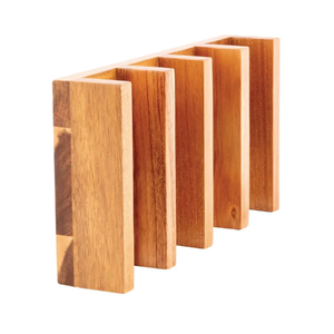 Soporte para Tacos de Madera de Acacia Vintage, Biodegradable y Ecológico, Bandeja de Exhibición para Sushi y Rollos de Mano, para Restaurantes, Hogar y Fiestas - Product Image 2