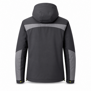 Blouson Bomber Technique Homme Personnalisé Imperméable Respirant Coupe-Vent à Capuche Fourrée pour Extérieur, Vêtement de Travail OEM en Gros - Product Image 2