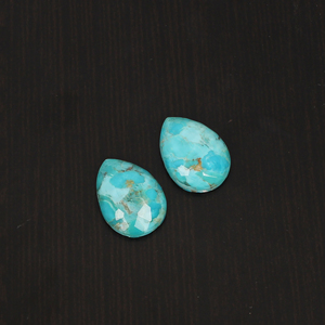 Turquesa Natural Doble, Corte Pera, Gema de 18x13 mm, 10.0 Quilates, para Joyería - Product Image 3