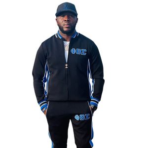 Phi Beta Sigma Air Tech Fleece Warm Up <b>Jacket</b> for Men Comfortable Fit Premium Fabric Greek Fraternity Apparel Athletic Outerwear - Product Image 1