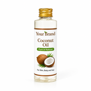 Aceite de Coco Fraccionado Natural 100% Puro Prensado en Frío, Orgánico, para Cuidado Corporal, Hidratante Capilar y Cuidado de la Piel, Venta al Por Mayor - Product Image 2