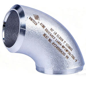 Coude à 90 degrés à rayon long en acier inoxydable 304 316, diamètre égal, raccord de tuyauterie à souder bout à bout, sablé, vente en gros Vietnam - Product Image 2