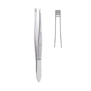 Pinzas Quirúrgicas de Titanio Bergh Cilia Forceps con Mordazas Serradas, Instrumentos Oftálmicos Clínicos Manuales, Juego al por Mayor - Product Image 2