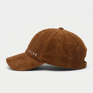Casquette de papa personnalisée à 6 panneaux non structurée, broderie plate, visière incurvée, OEM ODM, marque privée, fabricant en gros, faible MOQ - Product Image 3