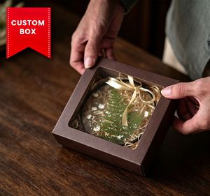 Caja de Regalo de Té Premium Eco Kraft con Empaque Impreso Personalizado, Diseño de Logotipo Totalmente Personalizable, Marca OEM/ODM - Product Image 1