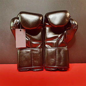Gants de boxe MMA en cuir de vachette véritable de qualité supérieure, pour entraînement et sparring, extensibles, antidérapants, avec sangle de poignet réglable CP-BG-237 - Product Image 3