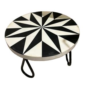 DESIGN DÉCORATIF DE HAUTE QUALITÉ FÊTES DE MARIAGE DÉCORATION DE TABLE DESSERT SUPPORT À GÂTEAU EN BOIS AVEC SUPPORT EN MÉTAL POUR ANNIVAIRE - Product Image 1