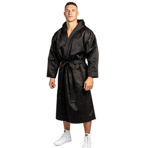 Bata de Boxeo de Satén de Alta Calidad, Túnica de Artes Marciales, Bata para Competición de Lucha, Ropa de Artes Marciales, Bata de Boxeo con Capucha, Vestido de Combate - Product Image 1
