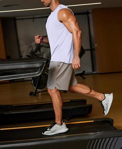 Camiseta sin mangas de algodón para hombre, con aberturas profundas en los brazos, chaleco de entrenamiento, ropa deportiva informal de verano para culturismo - Product Image 3