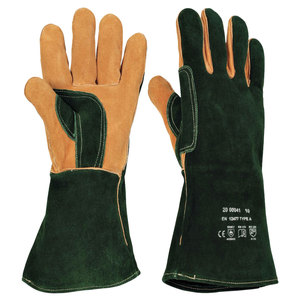 Pink Black Leather Safety <b>Gloves</b> with <b>Touchscreen</b> Needle Detection Wrist Length Unlined Eco-Friendly for Winter Daily Casual Use - Product Image 4