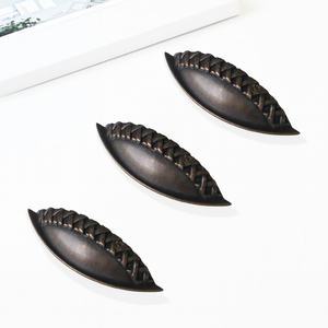 Hot Selling Vintage Braided Zinc Alloy Cabinetry Handles Half Moon <b>Rustic</b> Drawer Pull for Kitchen Bathroom Wardrobe Dining Room - Product Image 1