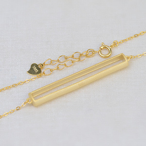 Accessoires en perles Han S925 DIY, support vide de 3,5 à 4 pouces pour pendentif mat non perforé 1809 avec perles en vrac - Product Image 4