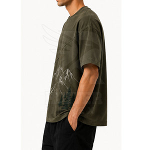 Camiseta Premium para Hombre con Bordado Personalizado, Ropa Casual para Uso Diario, Mercados Promocionales y Minoristas - Product Image 2