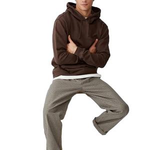 Sudadera con Capucha Deportiva de Alta Calidad para Hombre, con Logotipo Personalizado al por Mayor, Lavada a la Piedra, Bordado 3D, Color Sólido - Product Image 6