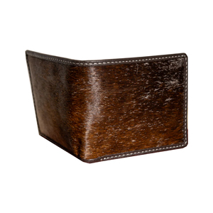 Portefeuille élégant en cuir de vachette pour homme, portefeuille en cuir à poils, portefeuille fin fait main, portefeuille bifold de haute qualité en cuir véritable - Product Image 5