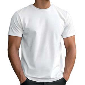 Premium Organic Knitted Short Sleeve T-Shirt Custom Colors, Eco-Friendly, Quick Dry, Soft & <b>Comfortable</b> T-Shirt Manufacturer - Product Image 3