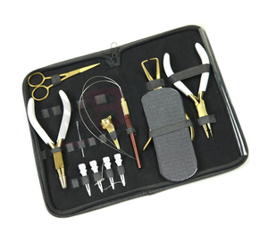 Kit d'outils pour extensions de cheveux en acier inoxydable, pinces, outil à boucle, usage commercial en salon, haute qualité, personnalisé MAGMA BEAUTY - Product Image 2