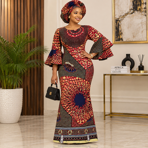 African Wax Print Ankara Organza Fabric Eco-Friendly Wholesale for Women Apparel Dresses Skirts Tops Crafts Curtains and Toys - Product Image 2