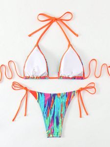 Strapless Bikini Set Women’s Padded Push-Up Top Adjustable High Waist Bottom Two-Piece Swimwear for Summer - Product Image 3
