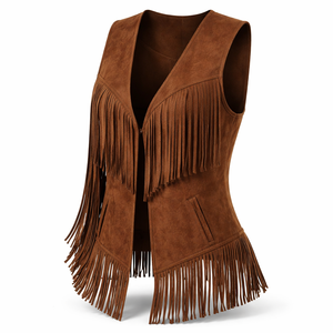 Chaleco de Flecos Tejidos Transpirables Marrón Otoño/Invierno Personalizado al por Mayor para Mujer - Pedidos al por Mayor Directamente del Proveedor de Fábrica - Product Image 3