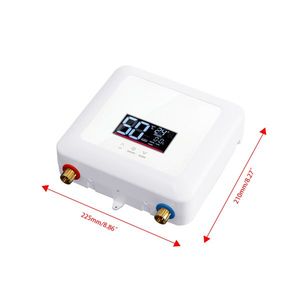110V White Instant Electric Water Heater Tankless LED Digital Display 5500W High Efficiency - Product Image 6