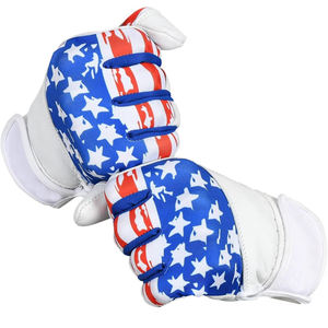 Gants de frappe à manchette courte pour softball professionnel, nouvelle arrivée, en cuir, pour jeux de baseball - Product Image 3