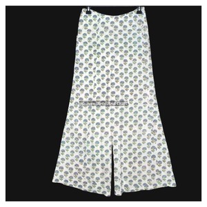 Pantalon Palazzo d'été personnalisable pour femmes Pantalon ample à jambes larges en tissu de coton léger et respirant Parfait - Product Image 3