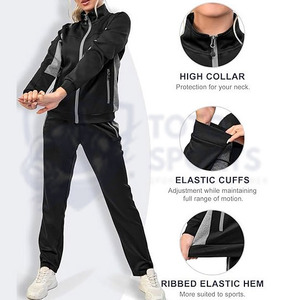 Conjunto Deportivo para Mujer, Diseño Moderno, Cómodo, Ajustado, Transpirable, Ligero, con Cierre y Logotipo Personalizado, Precio al por Mayor - Product Image 3