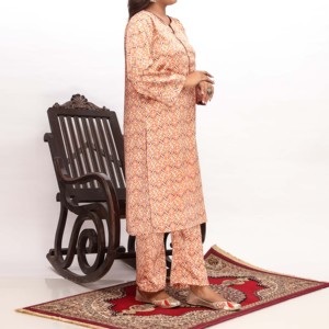 2PC Robes de club en soie Shamouse imprimées Collection PW4084 - Product Image 2