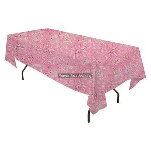 Mantel Rectangular de Algodón Estampado a Mano con Diseño Floral para Bodas y Fiestas en Casa, Nuevo Modelo 2026, en Oferta - Product Image 3