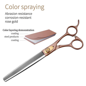 Barber Hair Thinning <b>Scissors</b> 6.5" With Durable Sharp Blades German Steel Hair Thinning <b>Scissors</b> - Product Image 5