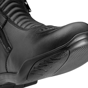 Transpirable todas las estaciones de cuero orgánico impermeable de talla grande zapatos de motocicleta chaqueta de carreras de motos ropa Auto Racing Wear - Product Image 3