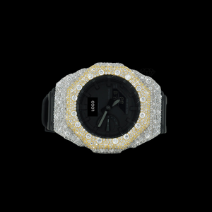 Reloj de Lujo con Bisel de Diamantes Moissanite VVS, Joyería Hiphop de Plata 925 Unisex para Bodas y Fiestas al Precio Más Bajo - Product Image 1