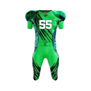 Men's White <b>Orange</b> Black Tiger Stripe Sublimation American Football Uniform Set Custom Name Number OEM Wholesale Factory Supply - Product Image 6