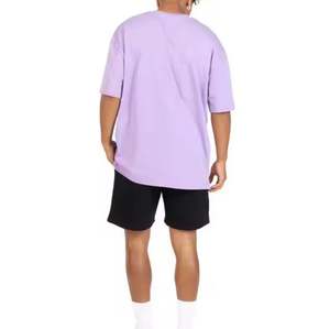 2026 Casual Women's Fashionable Outfits Cotton <b>Linen</b> Solid Color <b>Short</b> <b>Sleeve</b> <b>Shirt</b> <b>Short</b> Two Piece Unisex Set Women's Sets - Product Image 5