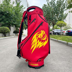 Sac de golf Bagnex 2026 en cuir PU mat, personnalisable avec logo, sac de golf pour chariot, sac de golf brodé pour hommes - Product Image 3