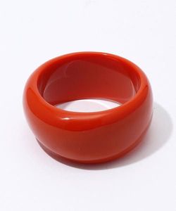 Juego de Brazaletes de Resina Vintage, Diseño de Concha de Tortuga Amarillo Marrón, Acrílico Lucite, Joyería de Moda Unisex - Product Image 6