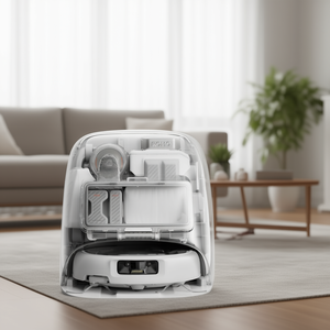 Robot aspirateur et serpillière avec une puissance d'aspiration de 25000 Pa et deux bras robotiques - Product Image 3