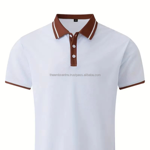 OEM venta al por mayor 65% algodón 35% poliéster manga larga hombres Polo camisetas personalizadas diseñador profesional polos, hombres polos - Product Image 1