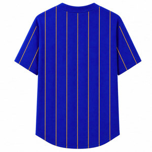 ซิกมาแกมมาโร โซโรริตี้เสื้อเบสบอลลายทางสีน้ำเงินสำหรับผู้หญิง เสื้อเชิ้ตแขนสั้นติดกระดุม เสื้อลำลองแฟชั่นสำหรับผู้หญิง - Product Image 6