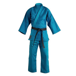 Ensemble Kimono de Jiu-Jitsu Officiel Bleu Compétition Unisexe avec Logo Avant, Durable, Séchage Rapide et Respirant - Product Image 4