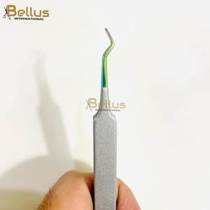 Pinzas Extractoras de Puntos Negros de Acero Inoxidable de Alta Precisión y Durabilidad con Punta Suave para Cejas y Pestañas, Herramienta Curva para el Cuidado Facial - Product Image 6
