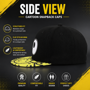 หมวกแก๊ปปักลายการ์ตูนฮิปฮอป 3 มิติ แบบ Snapback ผ้าแคนวาส หมวกเบสบอล สไตล์สปริง ซัมเมอร์ แฟชั่นสำหรับผู้ชายและผู้หญิง - Product Image 2