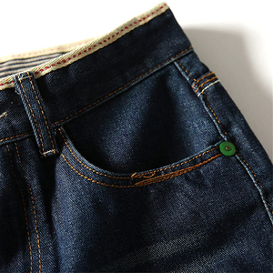 New Style Streetwear Denim <b>Shorts</b> Custom Breathable Light Wash <b>Men's</b> Straight Denim Jeans <b>Shorts</b> Fashion Ripped <b>Patch</b> Wholesale - Product Image 5