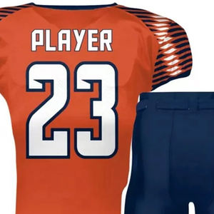 Camiseta de Fútbol Americano Sublimada Extra Grande, Personalizada, de Verano, Corta, Transpirable, de Alta Calidad, para Equipo Profesional - Product Image 4