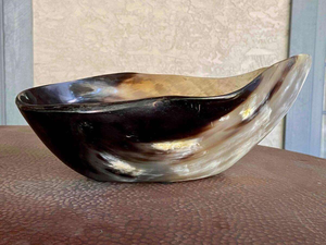 Tazón de Servir de Cuerno de Búfalo Natural Indio Negro Moderno, Hecho a Mano, Ecológico, de Alta Calidad, Libre de BPA, Diseño Más Vendido - Product Image 3