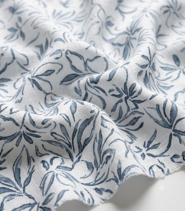 Chemise décontractée à manches longues pour homme Enovate, imprimé floral, col rabattu, manches complètes, en lin respirant, tissée, pour l'été - Product Image 5